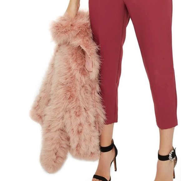 NEW Topshop Raspberry Jumpsuit size 2 - Picture 4 of 4